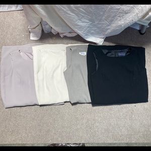 Lot of 4 sleeveless sheath dresses size 8